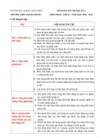 Đề cương ôn tập học kỳ I - Môn Giáo dục công dân lớp 12 năm học 2018 -2019