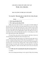 Báo cáo sáng kiến biện pháp giúp trẻ nhận biết chữ cái lớp mẫu giáo 5 6 tuổi