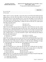 Đề KS ôn thi THPT Quốc gia môn GDCD năm 2017-2018 lần 2 - THPT Quang Hà - Mã đề 545