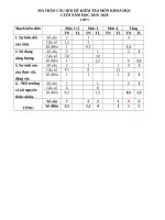 Đề thi học kì 2 môn Khoa học lớp 5 năm 2019-2020 có đáp án - Trường Tiểu học Đại Đồng