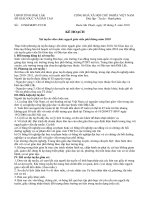 Ke hoach Xet tuyen GV Nam hoc 20102011 cua So GDDTDak Lak