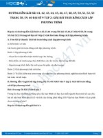Hướng dẫn giải bài 41,42,43,44,45,46,47,48,49,50,51,52,53 trang 58,59,60 Đại số 9 tập 2
