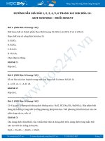 Hướng dẫn giải bài 1,2,3, 4,5,6 trang 143 SGK Hóa 10