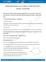 Hướng dẫn giải bài 1,2,3,4,5 trang 115 SGK Toán 8 tập 1