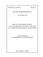QUYỀN CON NGƯỜI TRONG GIẢI QUYẾT CÁC VỤ VIỆC HÔN NHÂN VÀ GIA ĐÌNH - TỪ THỰC TIỄN TÒA ÁN NHÂN DÂN HUYỆN BỐ TRẠCH, TỈNH QUẢNG BÌNH