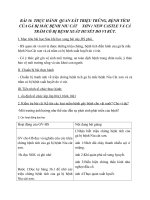 Giáo án Công nghệ 10 bài 36: Thực hành - Quan sát triệu chứng, bệnh tích của gà bị mắc bệnh Niu cát xơn (Newcastle) và cá trắm cỏ bị bệnh xuất huyết do vi rút