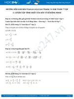 Giải bài tập Luyện tập tính chất của dãy tỉ số bằng nhau SGK Đại số 7 tập 1