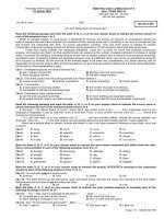 Đề kiểm tra chất lượng HK 2 môn tiếng Anh lớp 10 năm 2017-2018 - THPT Ngô Gia Tự - Mã đề 006