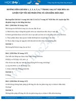 Giải bài tập Luyện tập Tốc độ phản ứng và cân bằng hóa học SGK Hóa 10