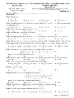 Đề thi KSCL môn Toán lớp 12 năm 2017-2018 - Sở GD&ĐT Quảng Nam - Mã đề 113
