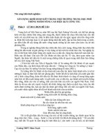 Sáng kiến kinh nghiệm: Xây dựng khối đoàn kết trong nhà trường trung học phổ thông nhằm nâng cao hiệu quả công tác