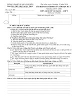 Đề thi học kì 1 môn Lịch sử và Địa lí lớp 5 năm 2019-2020 - Trường Tiểu học Ngọc Thụy