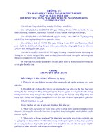 Thong tu Bo giao duc