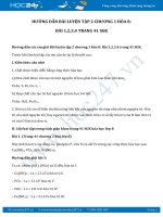 Hướng dẫn giải bài 1,2,3,4 trang 41 SGK Hóa 8