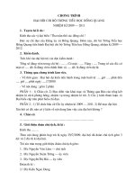 Chuong trinh Dai hoi Chi bo Dang