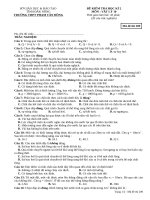 Đề thi HK 2 môn Vật lí lớp 10 năm 2018 - THPT Phạm Văn Đồng - Mã đề 209