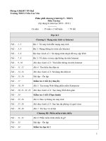 Phan phoi chuong trinh Tin 9