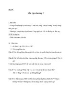 Giáo án Công nghệ 10 bài 39: Ôn tập chương 2