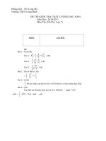 de thi kscl dau nam 2011