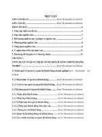 Quản trị quan hệ khách hàng của chi nhánh xe ford tỉnh quảng ninh (tt) 