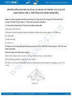 Hướng dẫn giải bài 44 trang 123 SGK Hình học 8 tập 2