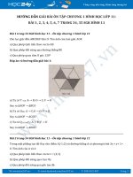 Hướng dẫn giải bài ôn tập chương 1 SGK Hình học lớp 11