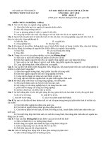 Đề thi KSCĐ lần 3 môn Địa lí lớp 10 năm 2017-2018 - THPT Ngô Gia Tự