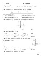 Đề thi thử TN THPT 2021   môn toán   bộ đề theo mức độ   GV ĐHSP   đề 2   file word có lời giải 
