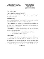 Đề thi học kì 2 môn GDCD lớp 7 năm 2017-2018 có đáp án - Trường THCS Bình An