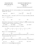 25  đề thi thử TN THPT 2021   môn toán   THPT quế võ 1   bắc ninh   lần 2   file word có lời giải 