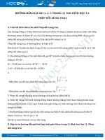 Hướng dẫn giải bài 1,2,3 trang 11 SGK Hình học 11