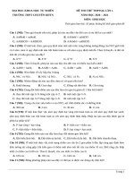 12  đề thi thử TN THPT 2021   môn sinh   THPT chuyên KHTN   hà nội   lần 1   file word có lời giải chi tiết 