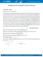 Đề kiểm tra giữa kì I môn Ngữ văn lớp 10 năm 2018 - Đề số 1