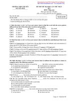 Đề thi thử tuyển sinh đại học 2011 môn Anh văn khối D-Đề 36