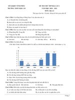 4  đề thi thử tốt nghiệp THPT môn địa năm 2021   trường THPT đội cấn   lần 1 (có lời giải chi tiết) 