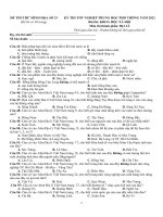 33  đề thi thử TN THPT 2021   môn địa lý   bộ đề chuẩn cấu trúc minh họa   đề 33   file word có lời giải 