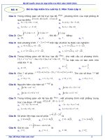 Đề ôn tập kiểm tra cuối kì 2 môn Toán lớp 12 năm học 2020-2021 (Mã đề 03)