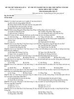 21  đề thi thử TN THPT 2021   môn địa lý   bộ đề chuẩn cấu trúc minh họa   đề 21   file word có lời giải 