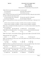 6  đề thi thử TN THPT 2021   môn sinh học   nhóm GV MGB   đề 6   file word có lời giải chi tiết 