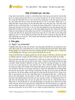 Một số thành tựu văn hóa