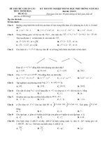 13  đề thi thử TN THPT 2021   môn toán   bộ đề chuẩn cấu trúc minh họa   đề 13   file word có lời giải 