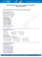 Hướng dẫn giải bài 3,4,5 trang 6 SGK Toán 4
