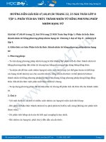 Hướng dẫn giải bài 47,48,49,50 trang 22,23 SGK Toán lớp 8 tập 1