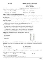 9  đề thi thử TN THPT 2021   môn sinh học   nhóm GV MGB   đề 9   file word có lời giải chi tiết 