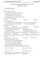 Đề cương ôn tập học kì 2 môn Vật lý lớp 10 năm 2019 - 2020 có đáp án chi tiết | Vật Lý, Lớp 10 - Ôn Luyện