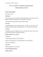 Giáo án Địa lý 10 bài 7: Cấu trúc của trái đất. Thạch quyển. Thuyết kiến tạo mảng