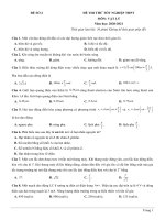 2  đề thi thử TN THPT 2021   môn vật lý   nhóm GV MGB   đề 2   file word có lời giải chi tiết 