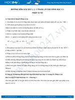 Hướng dẫn giải bài 1,2,3 trang 29 SGK Hình học 11