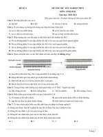 2  đề thi thử TN THPT 2021   môn sinh học   nhóm GV MGB   đề 2   file word có lời giải chi tiết 