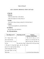 Giáo án Tin học 8 bài 3: Chương trình máy tính và dữ liệu